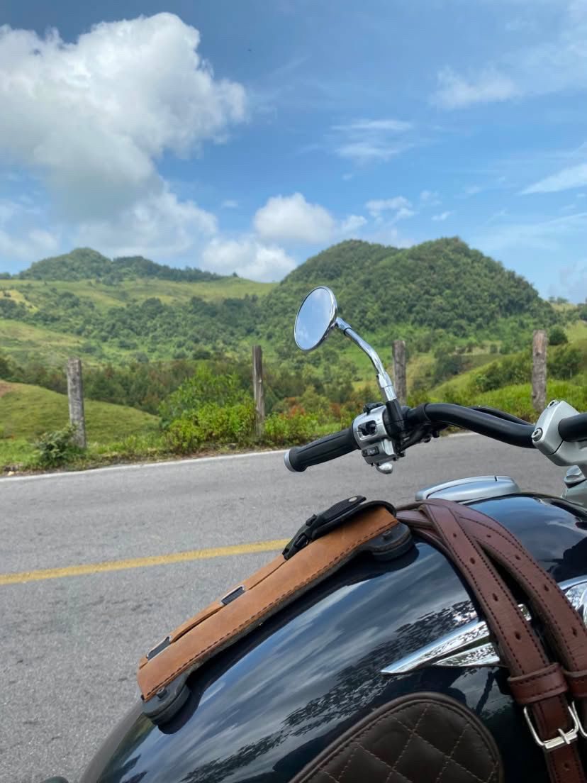ContourPack TankPack on a mountain road in Mexico