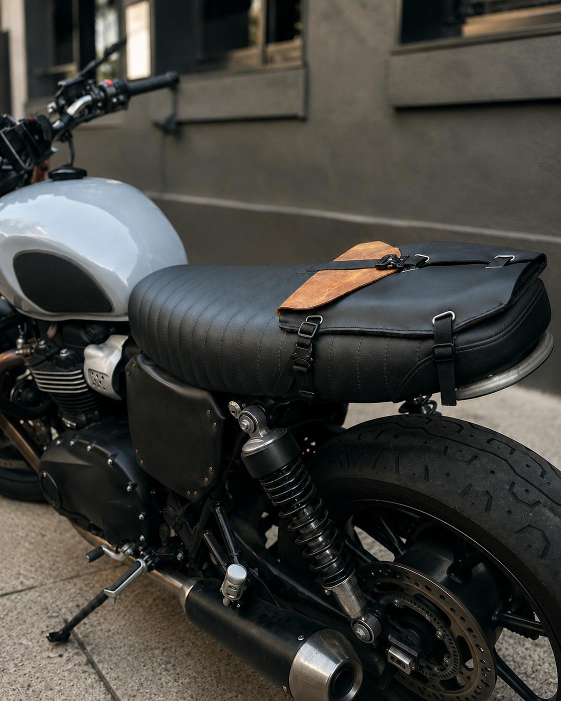 SeatPack on a motorcycle seat